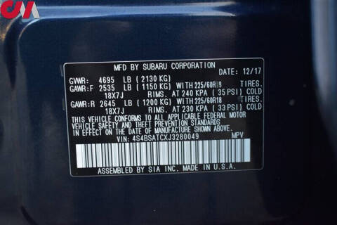 2018 Subaru Outback 2.5i Touring