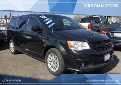 2012 Dodge Grand Caravan for sale at WILSON MOTORS in Stockton CA