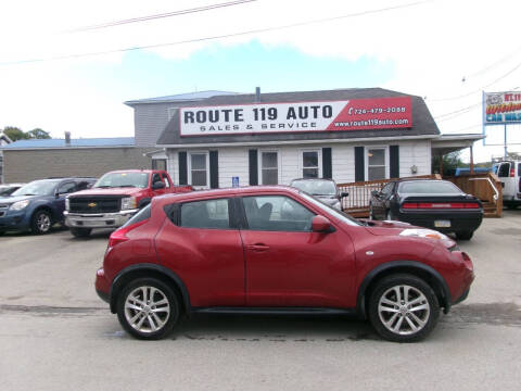 2012 Nissan JUKE for sale at ROUTE 119 AUTO SALES & SVC in Homer City PA