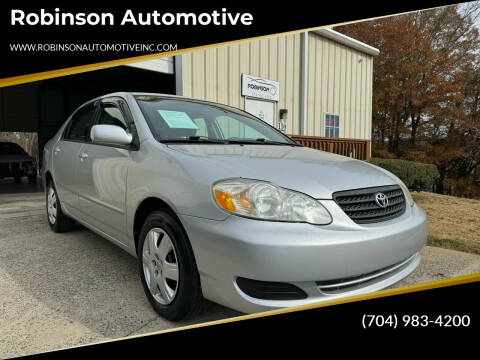 2008 Toyota Corolla for sale at Robinson Automotive in Albemarle NC