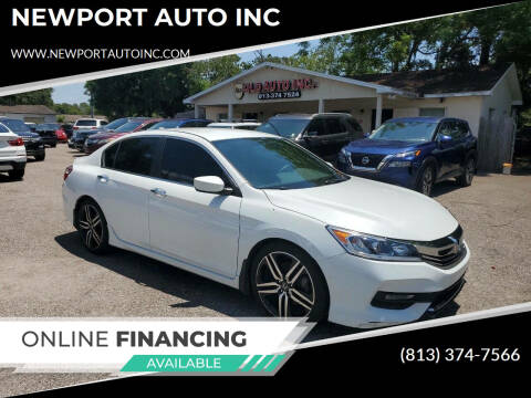 2016 Honda Accord for sale at NEWPORT AUTO INC in Tampa FL