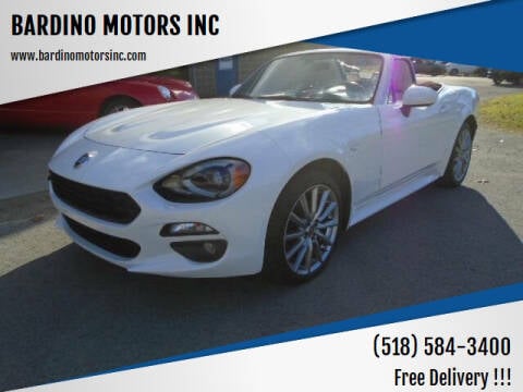 2018 FIAT 124 Spider for sale at BARDINO MOTORS INC in Saratoga Springs NY