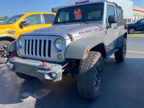 2014 Jeep Wrangler for sale at RABIDEAU'S AUTO MART in Green Bay WI