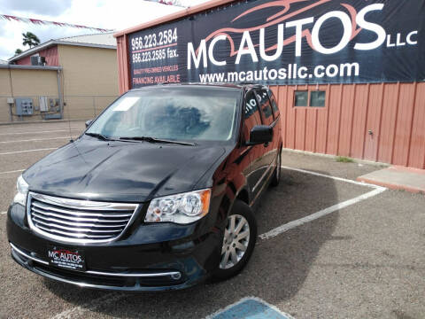 2016 Chrysler Town and Country for sale at MC Autos LLC in Pharr TX