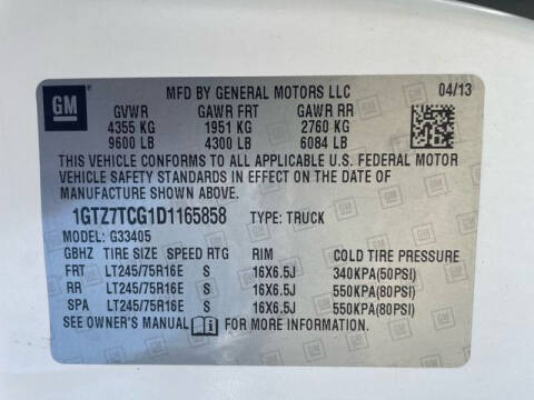 2013 GMC Savana 3500