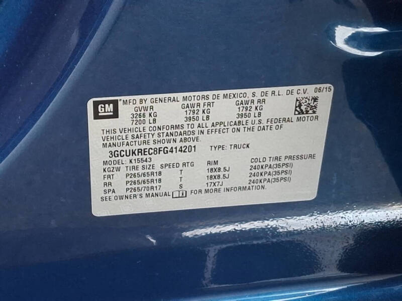 2015 Chevrolet Silverado 1500