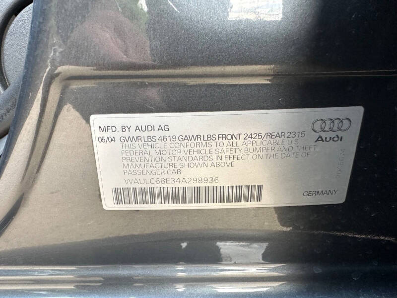 2004 Audi A4 1.8T quattro