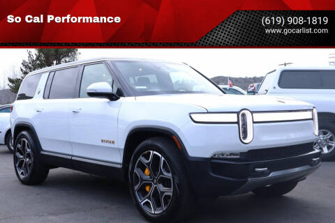 2022 Rivian R1S for sale at So Cal Performance SD, llc in San Diego CA