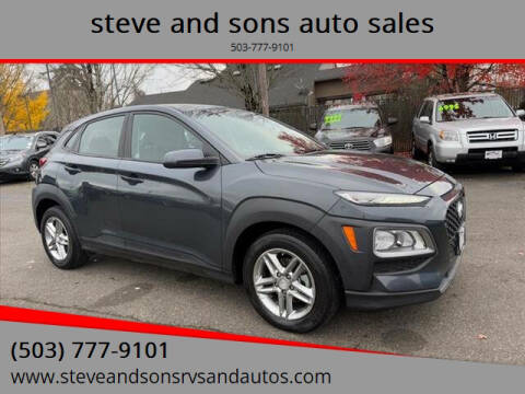 2020 Hyundai Kona for sale at steve and sons auto sales in Happy Valley OR