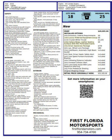 2018 Cadillac XT5 Luxury