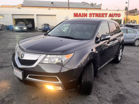 2013 Acura MDX for sale at Main Street Auto in Vallejo CA