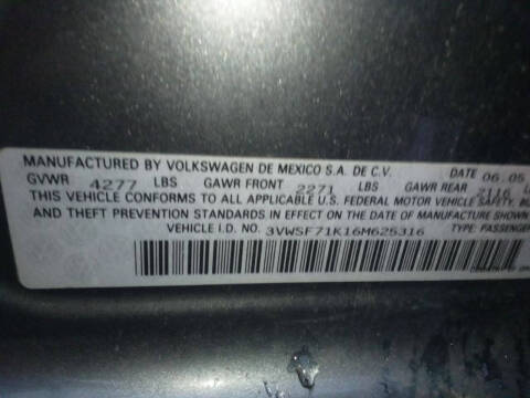 2006 Volkswagen Jetta 2.5