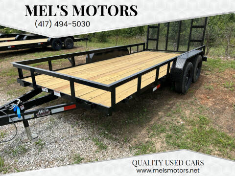 2023 STAG 82X16 GATED TANDEM AXLE UTILIT for sale at Mel's Motors in Ozark MO