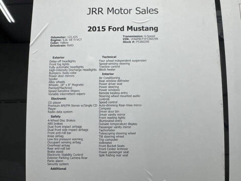 2015 Ford Mustang