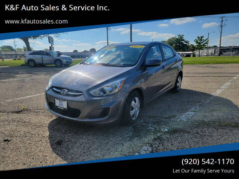 2015 Hyundai Accent for sale at K&F Auto Sales & Service Inc. in Fort Atkinson WI