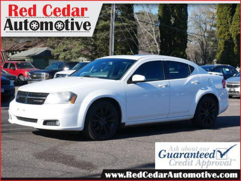 2013 Dodge Avenger for sale at Red Cedar Automotive in Menomonie WI