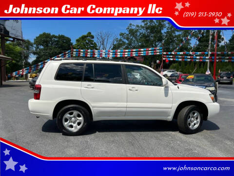 2007 Toyota Highlander for sale at Johnson Car Company llc in Crown Point IN