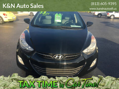2013 Hyundai Elantra for sale at K&N AUTO SALES in Tampa FL