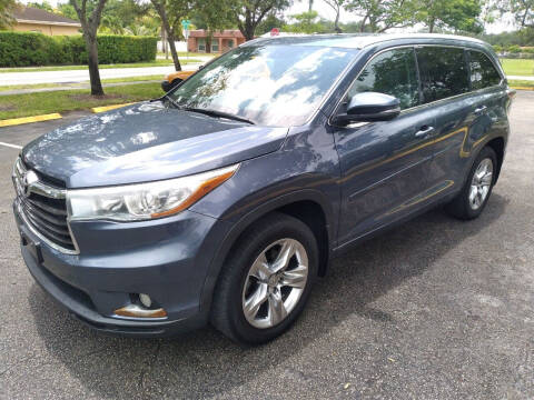 2014 Toyota Highlander for sale at P S AUTO ENTERPRISES INC in Miramar FL