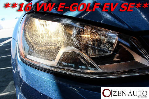 2016 Volkswagen e-Golf SE