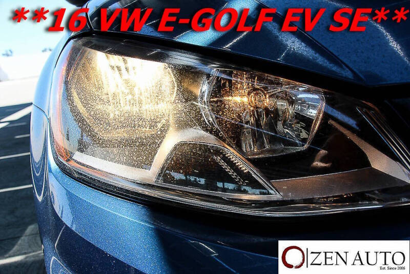 2016 Volkswagen e-Golf SE