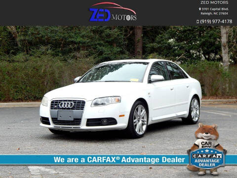 2007 Audi S4 for sale at Zed Motors in Raleigh NC