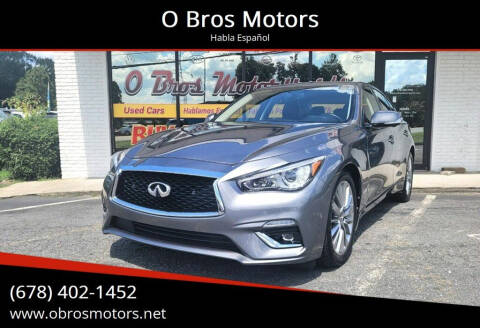 2022 Infiniti Q50 for sale at O Bros Motors in Marietta GA