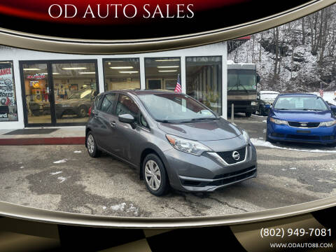 2017 Nissan Versa Note for sale at OD AUTO SALES in Pownal VT