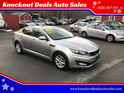 2013 Kia Optima for sale at Knockout Deals Auto Sales in West Bridgewater MA