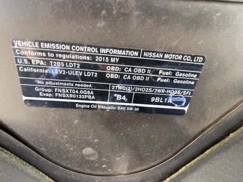 2015 Nissan Frontier SV