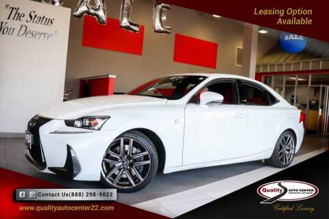 2018 Lexus IS 300 for sale at Quality Auto Center in Springfield NJ