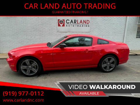 2014 Ford Mustang for sale at CAR LAND  AUTO TRADING in Raleigh NC