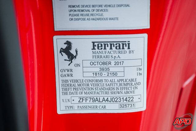 2018 Ferrari 488 GTB