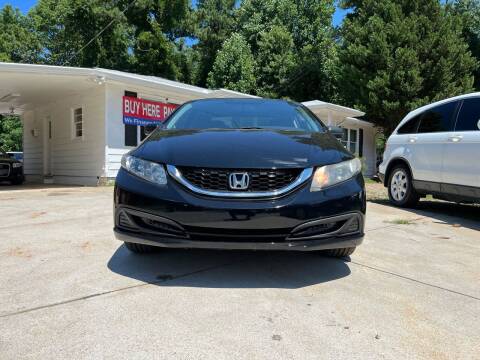 2015 Honda Civic for sale at Efficiency Auto Buyers in Milton GA