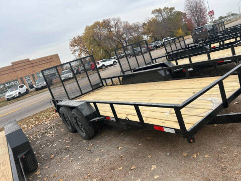 2024 Trailer by Premier 7' x 16' Utility Flat/Straight for sale at Rasmussen Auto Sales - Trailers in Central City NE