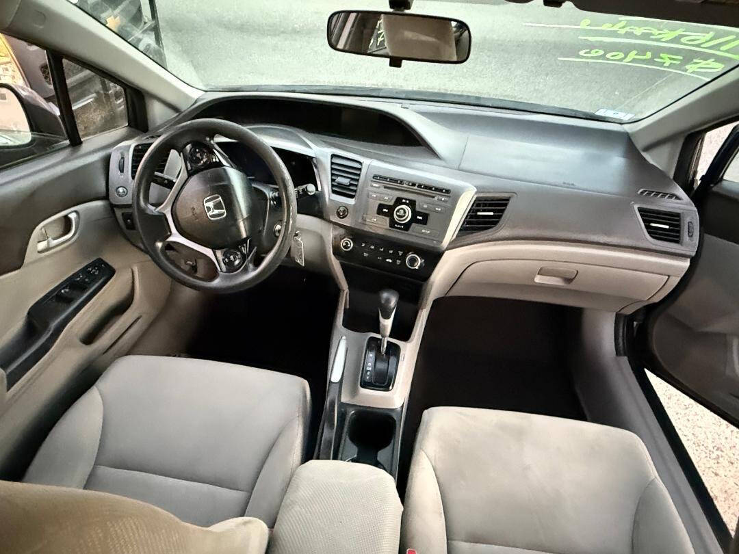 2012 Honda Civic LX 4dr Sedan 5A - Gray exterior view 10