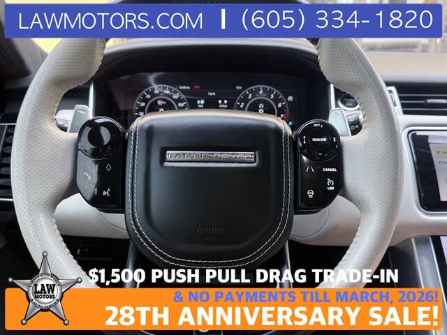 2019 Land Rover Range Rover Sport SVR