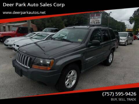 2004 Jeep Grand Cherokee for sale at Deer Park Auto Sales Corp in Newport News VA