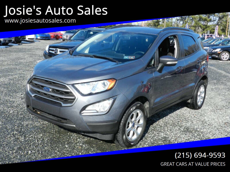 2018 Ford EcoSport for sale at Josie's Auto Sales in Gilbertsville PA