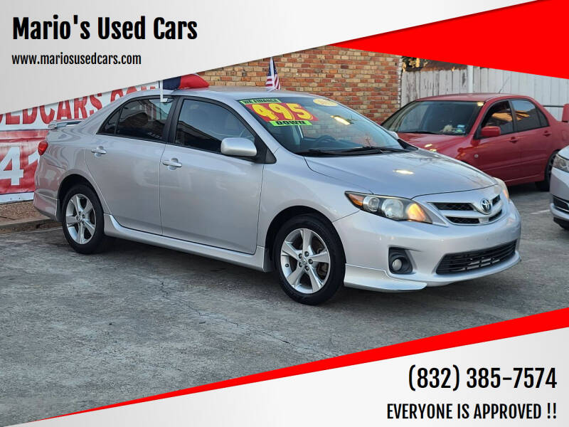 2011 Toyota Corolla for sale at Mario's Used Cars - South Houston Location in South Houston TX