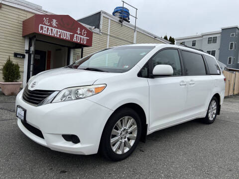 2011 Toyota Sienna for sale at Champion Auto LLC in Quincy MA