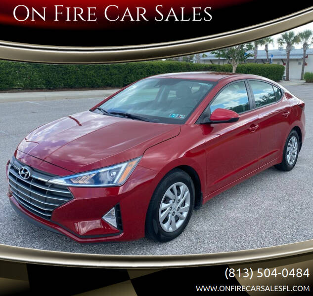2020 Hyundai Elantra for sale at On Fire Car Sales in Tampa FL