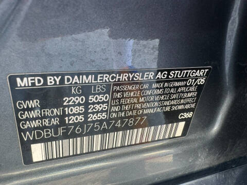 2005 Mercedes-Benz E-Class E 55 AMG