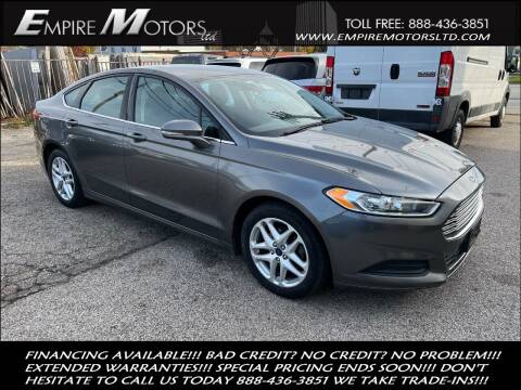 2013 Ford Fusion for sale at Empire Motors LTD in Cleveland OH
