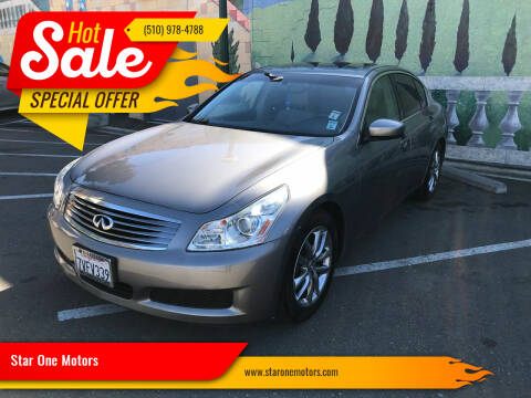 2009 Infiniti G37 Sedan for sale at Star One Motors in Hayward CA