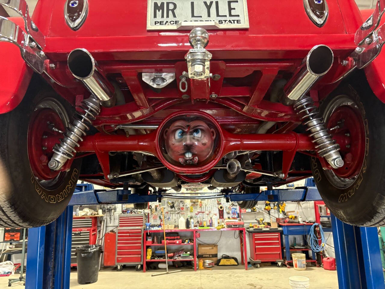 Red 1929 Ford Model A 16