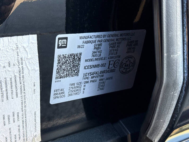 2022 Cadillac Escalade Sport