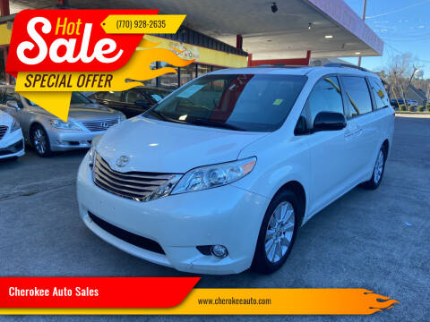 2011 Toyota Sienna for sale at Cherokee Auto Sales in Acworth GA