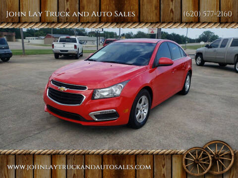2015 Chevrolet Cruze for sale at John Lay Truck and Auto Sales in Independence KS