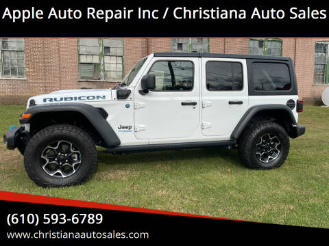 2022 Jeep Wrangler Unlimited for sale at Apple Auto Repair Inc / Christiana Auto Sales in Christiana PA